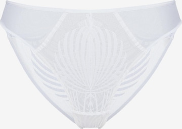 ESOTIQ - Panti 'Slip Nacre, feine Spitze, mit Baumwollzwickel, normale Leibhöhe' en beige: frente