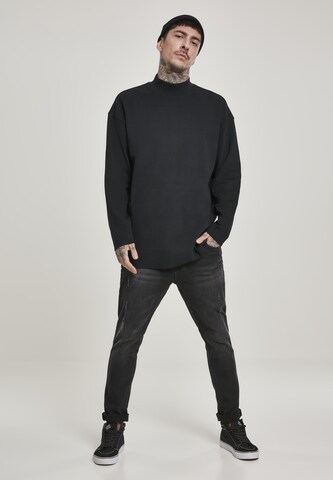 Urban Classics Regular Fit Sweatshirt in Schwarz