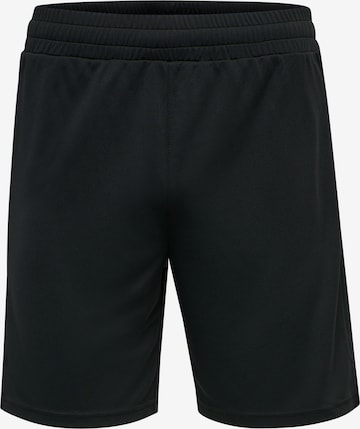 Hummel Regular Workout Pants 'Topaz' in Black: front