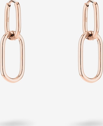 Boucles d'oreilles Liebeskind Berlin en or : devant