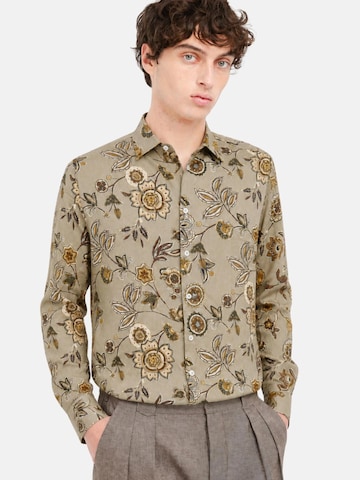 Manuel Ritz Regular fit Overhemd in Beige