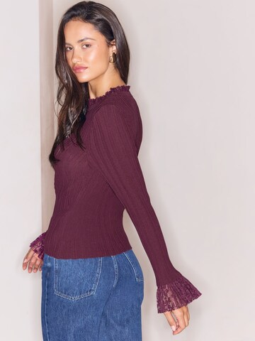 Lipsy Sweter w kolorze czerwony