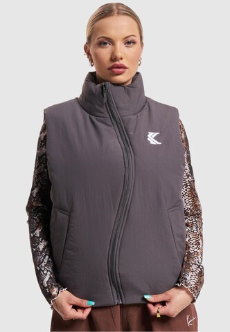 Gilet di Karl Kani in marrone: frontale