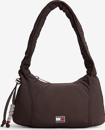 Tommy Jeans Schoudertas in Bruin: voorkant