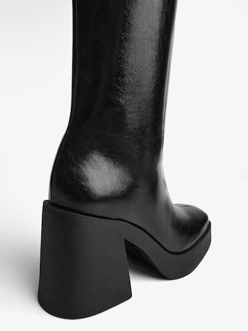Bottes Bershka en noir