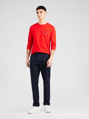 TOMMY HILFIGER - Camisa 'Varsity' em vermelho