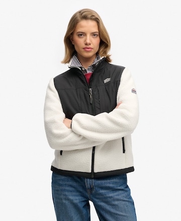 Superdry & Co Fleece jacket in Black