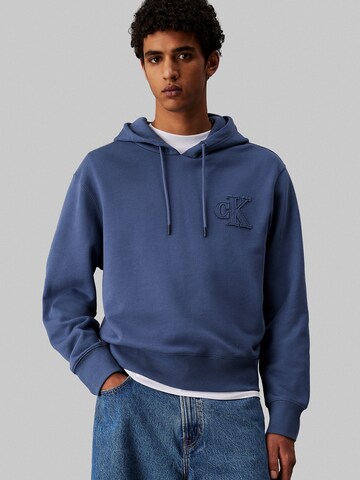 Calvin Klein Jeans Sweatshirt in Blau: Vorderseite