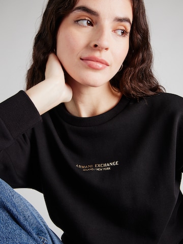 ARMANI EXCHANGE Свитшот в Черный