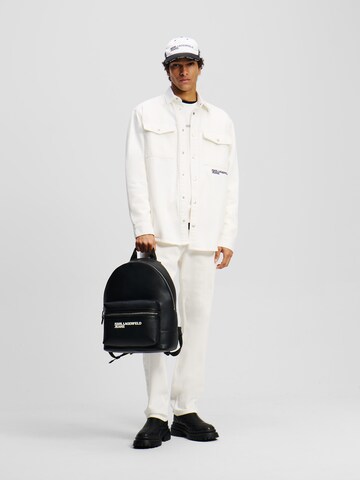 Regular fit Camicia di KARL LAGERFELD JEANS in bianco