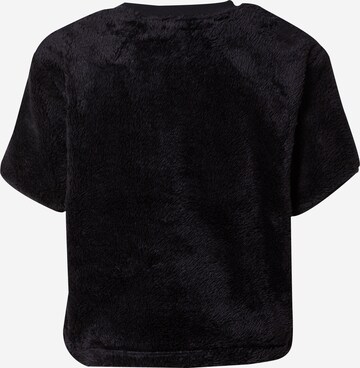 ADIDAS ORIGINALS T-Shirt 'Essentials+ Fluffy' in Schwarz