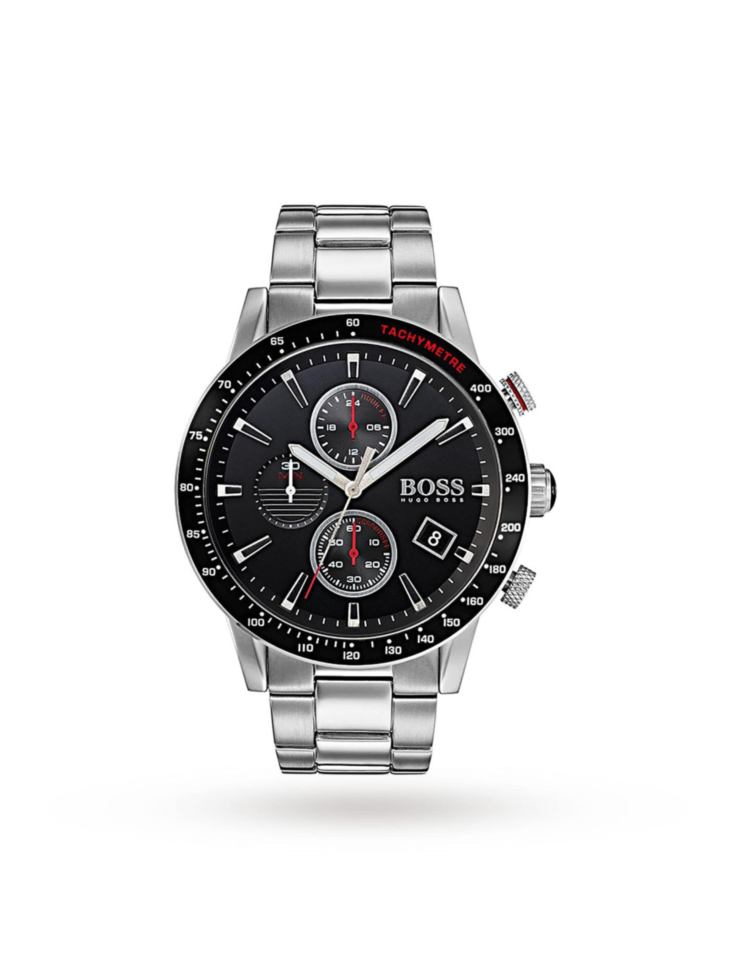 HUGO BOSS Analog Watch 'Montre pour homme Hugo Boss Rafale – modèle 1513509.' in Grey: front
