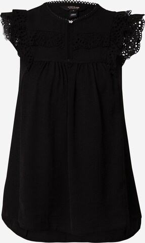 River Island - Blusa en negro: frente