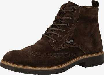 SALAMANDER Lace-Up Boots in Brown: front