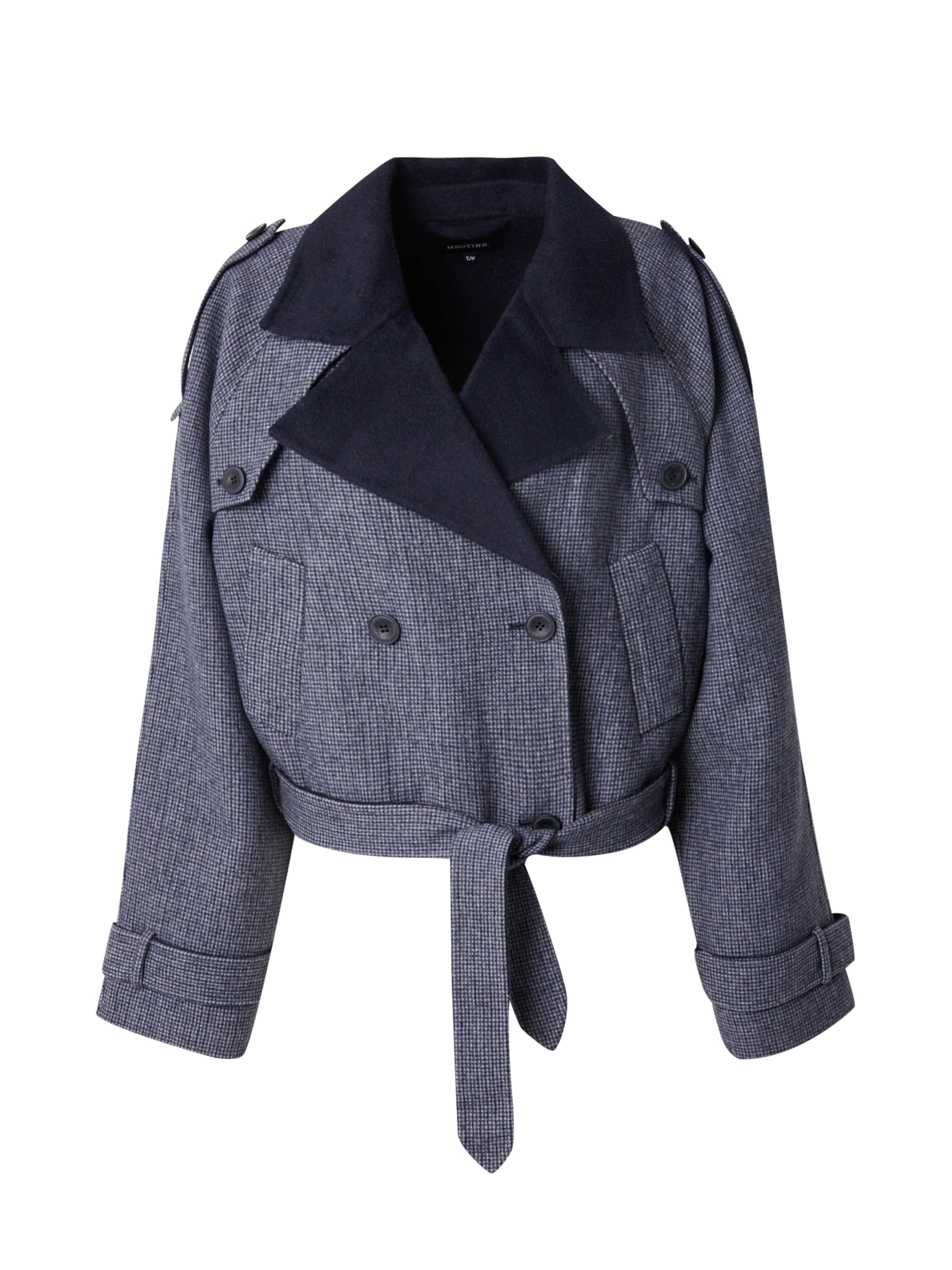 Manteau mi-saison 'JOHN' MEOTINE en gris : devant