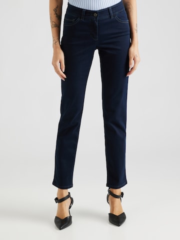 Slimfit Jeans de la GERRY WEBER pe albastru: față