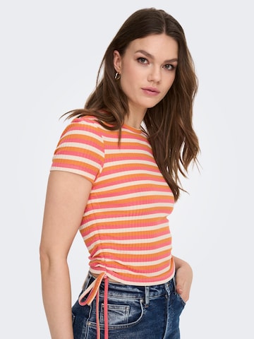 ONLY - Camiseta 'Wendy' en naranja