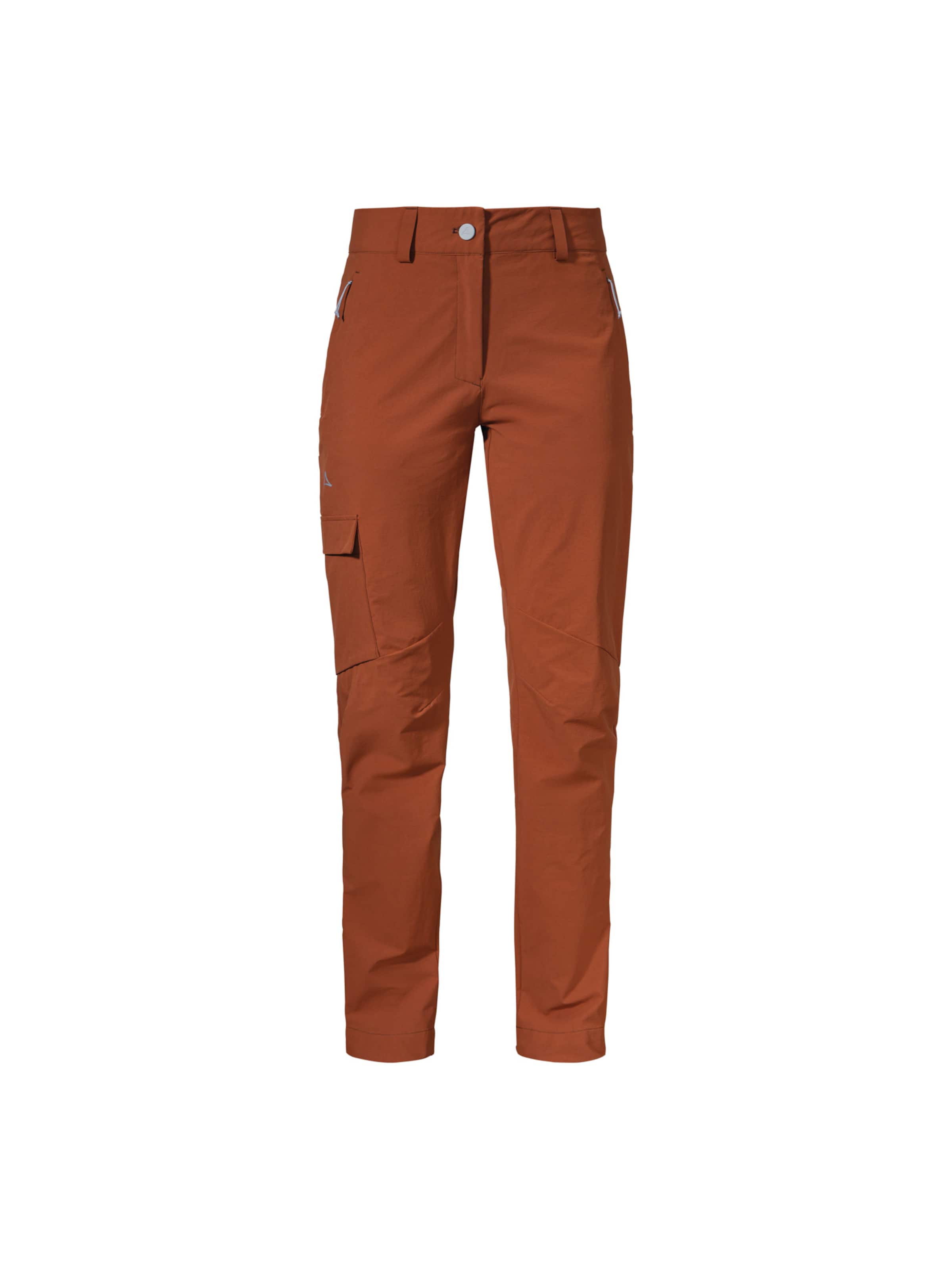 Schöffel Regular Outdoorbroek ' Kitzstein ' in Rood: voorkant