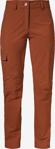 Schöffel Regular Outdoorhose ' Kitzstein ' in Rot: predná strana