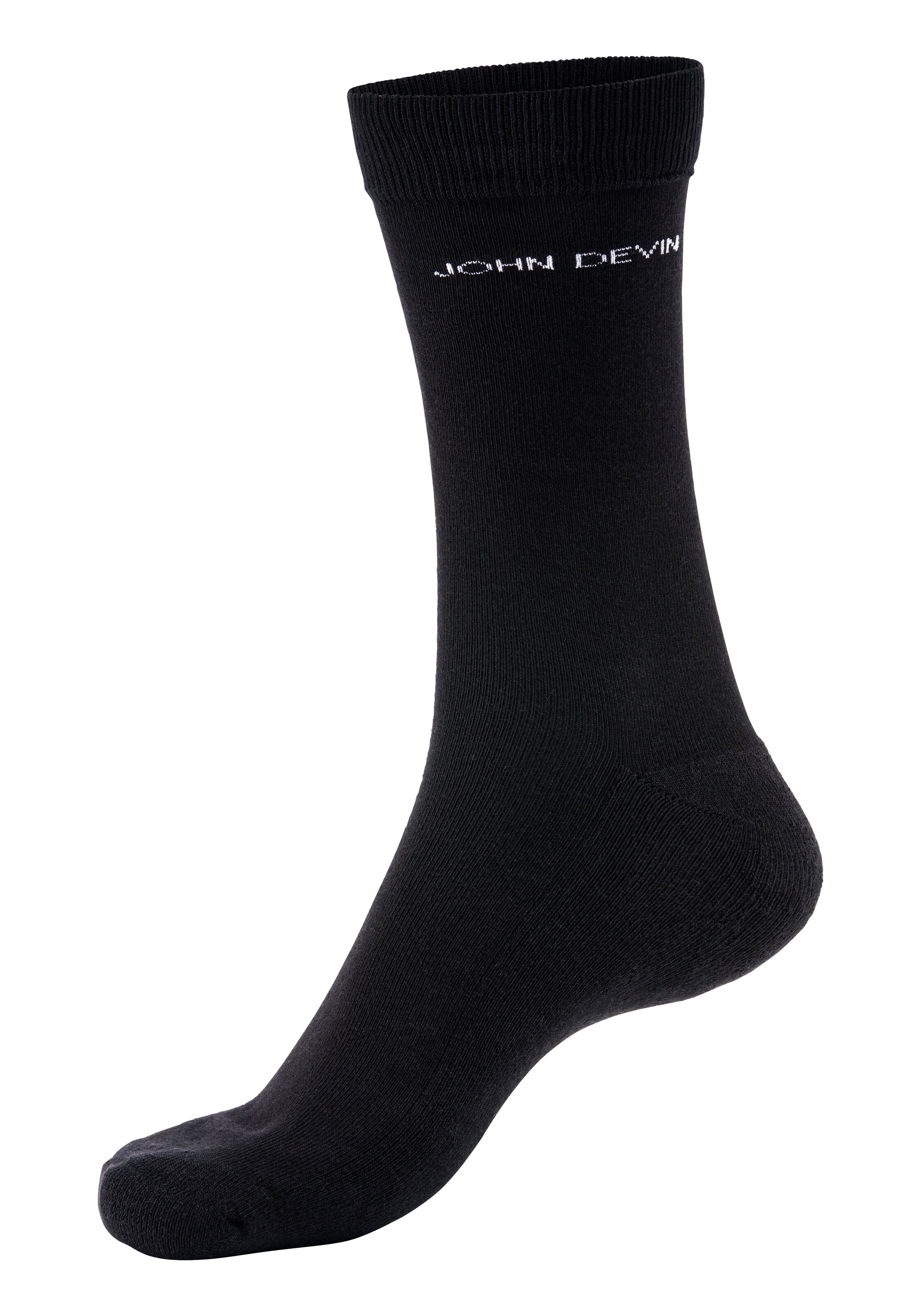 JOHN DEVIN Socks in Black