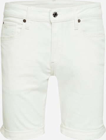 G-Star RAW Slimfit Jeans '3301' in Wit: voorkant
