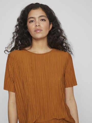 VILA Blouse 'VIPlisa' in Bruin