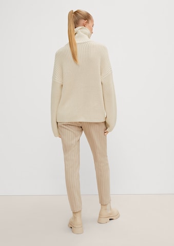 comma casual identity Pullover in Beige