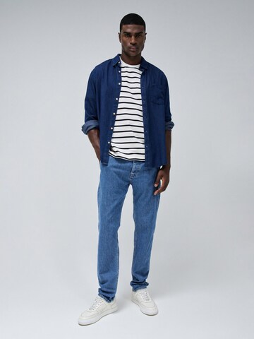 Salsa Jeans Regular fit Button Up Shirt in Blue