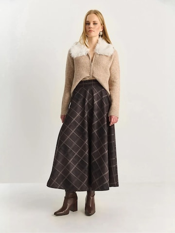 Jupe Bianco Lucci en marron