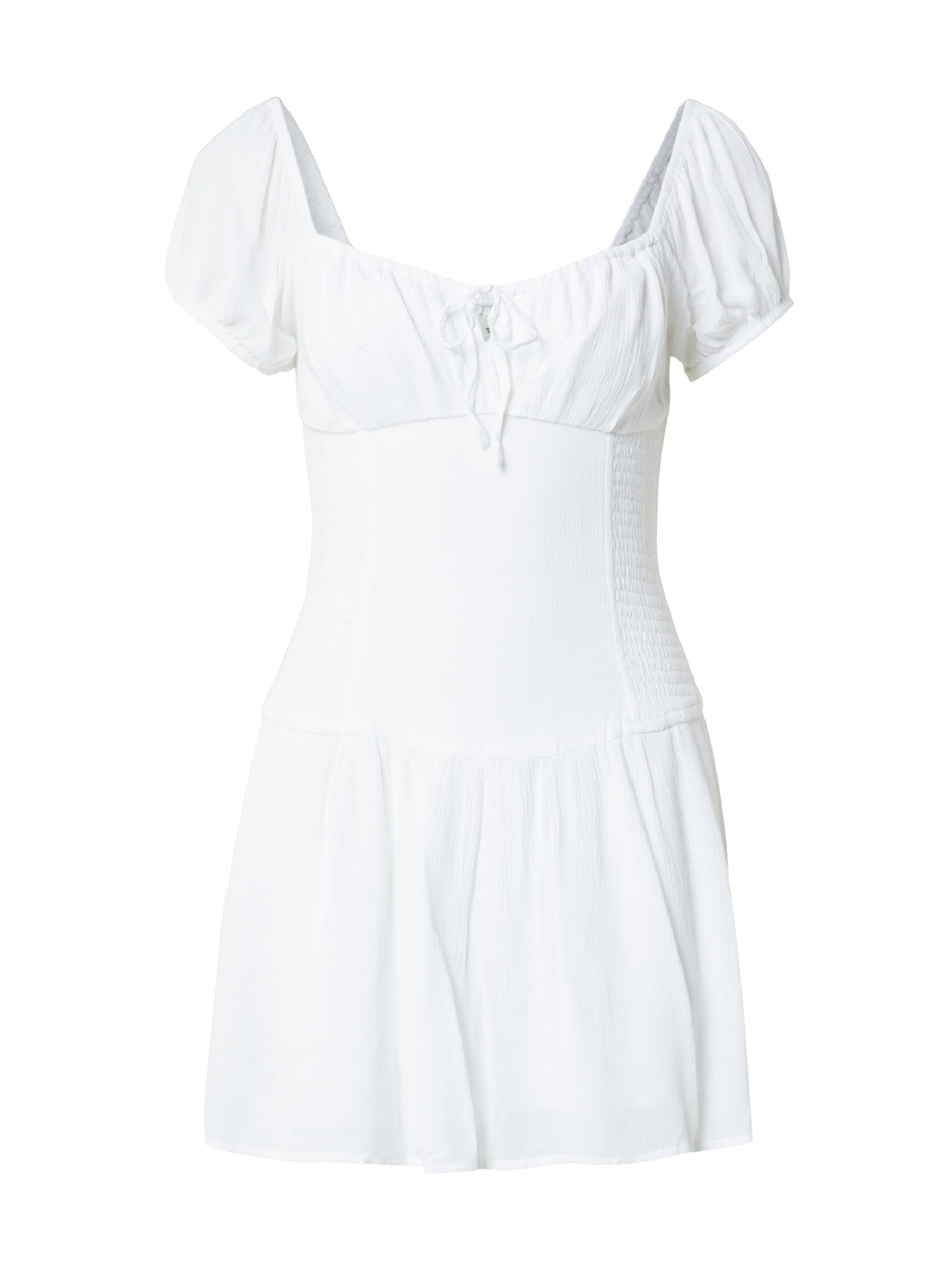 Robe &#x27;SOFIA&#x27; HOLLISTER en blanc : devant