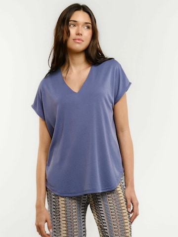 Liberte Essentiel Top ' NUNI ' in Blue: front
