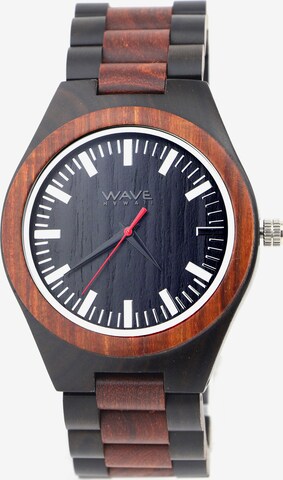 Wave Hawaii Analoog horloge ' Sandelholz/Ebenholz ' in Bruin