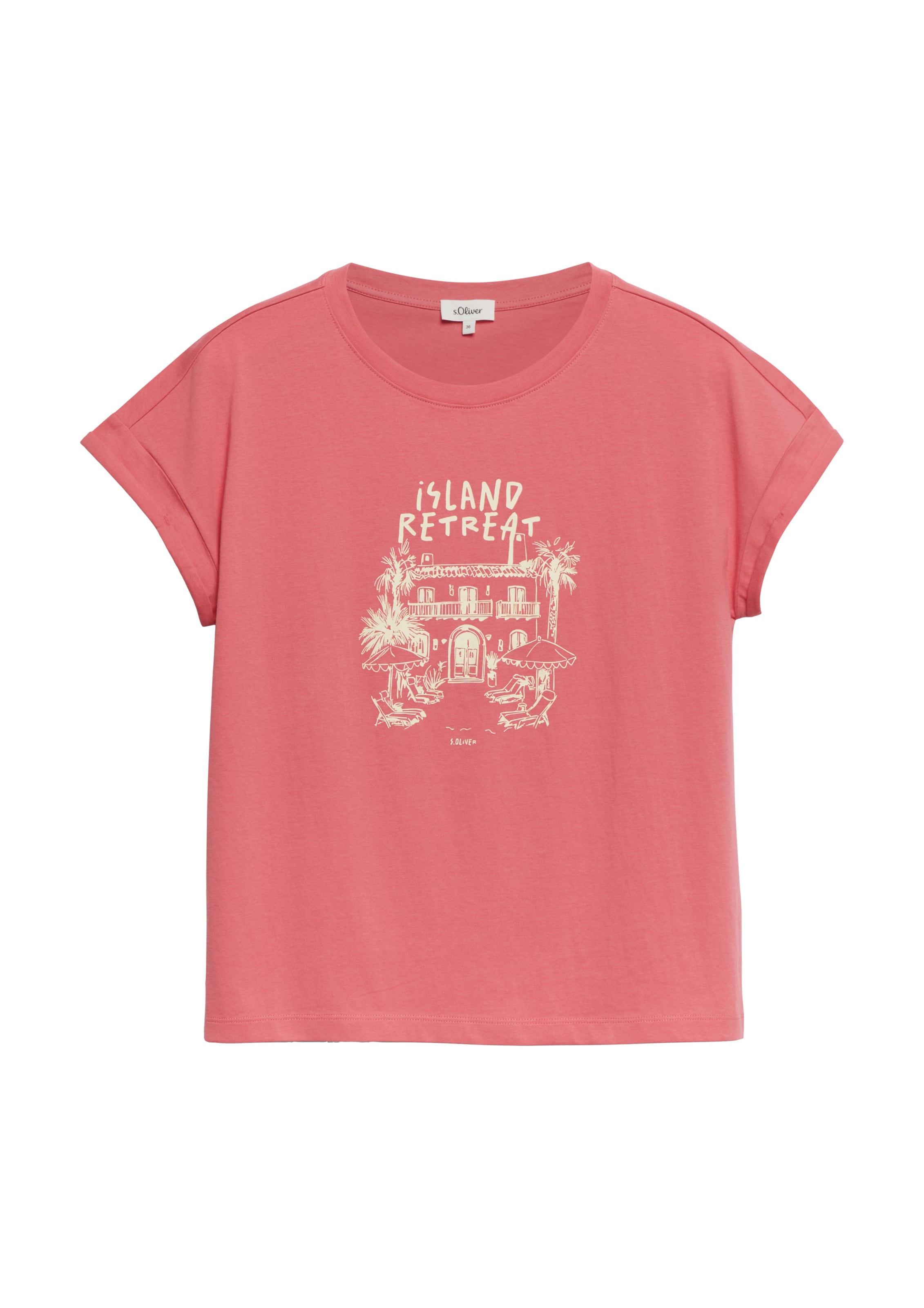 s.Oliver T-Shirt in Pink: Vorderseite