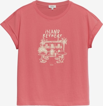 s.Oliver T-Shirt in Pink: Vorderseite