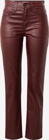 regular Pantaloni '724 Coated Straight' di LEVI'S ® in rosso: frontale