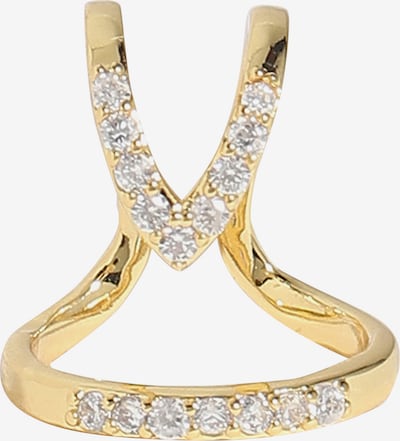 SOHI Ring ' Eirlys ' i guld / transparent, Produktvy
