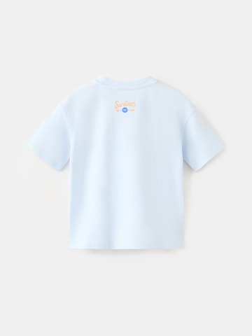 MANGO KIDS Majica 'M2SARDIN' | modra barva