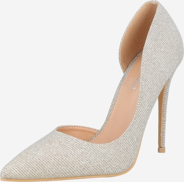 GLAMOROUS Pumps in Silber: front
