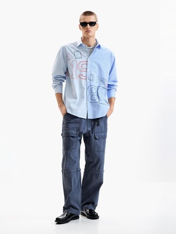 Desigual Regular fit Πουκάμισο σε μπλε