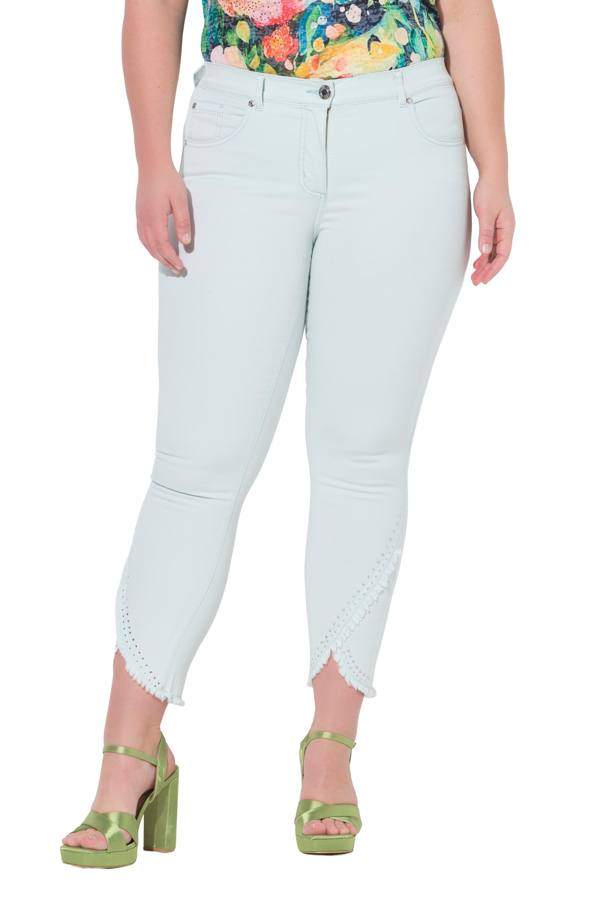 MIAMODA Slimfit Hose in Blau: Vorderseite