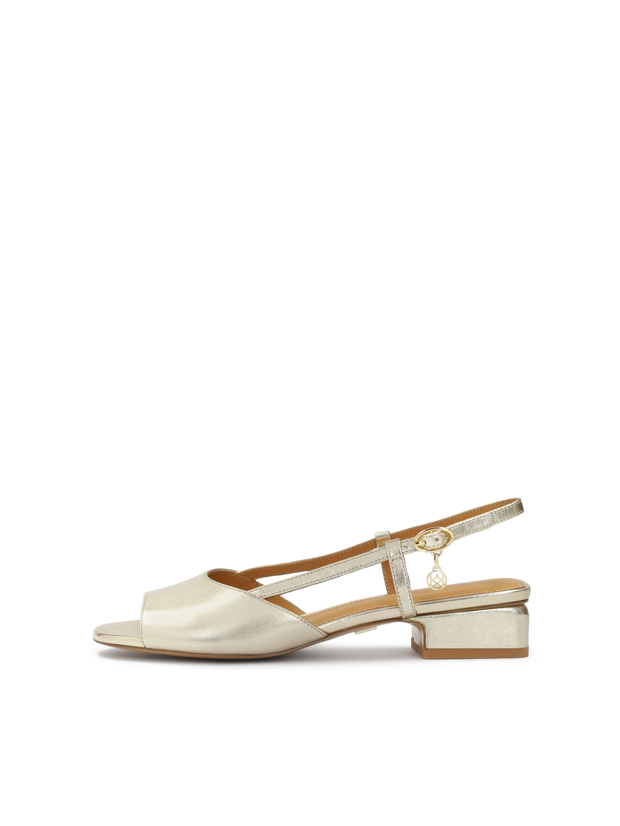 Kazar - Sandalias en oro: frente