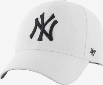 Casquette '47 Brand New York Yankees MVP Cap' 47 en blanc : devant
