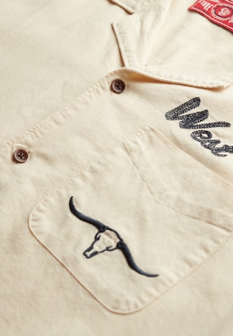Superdry Comfort fit Overhemd 'The Merchant Store – Resort' in Beige
