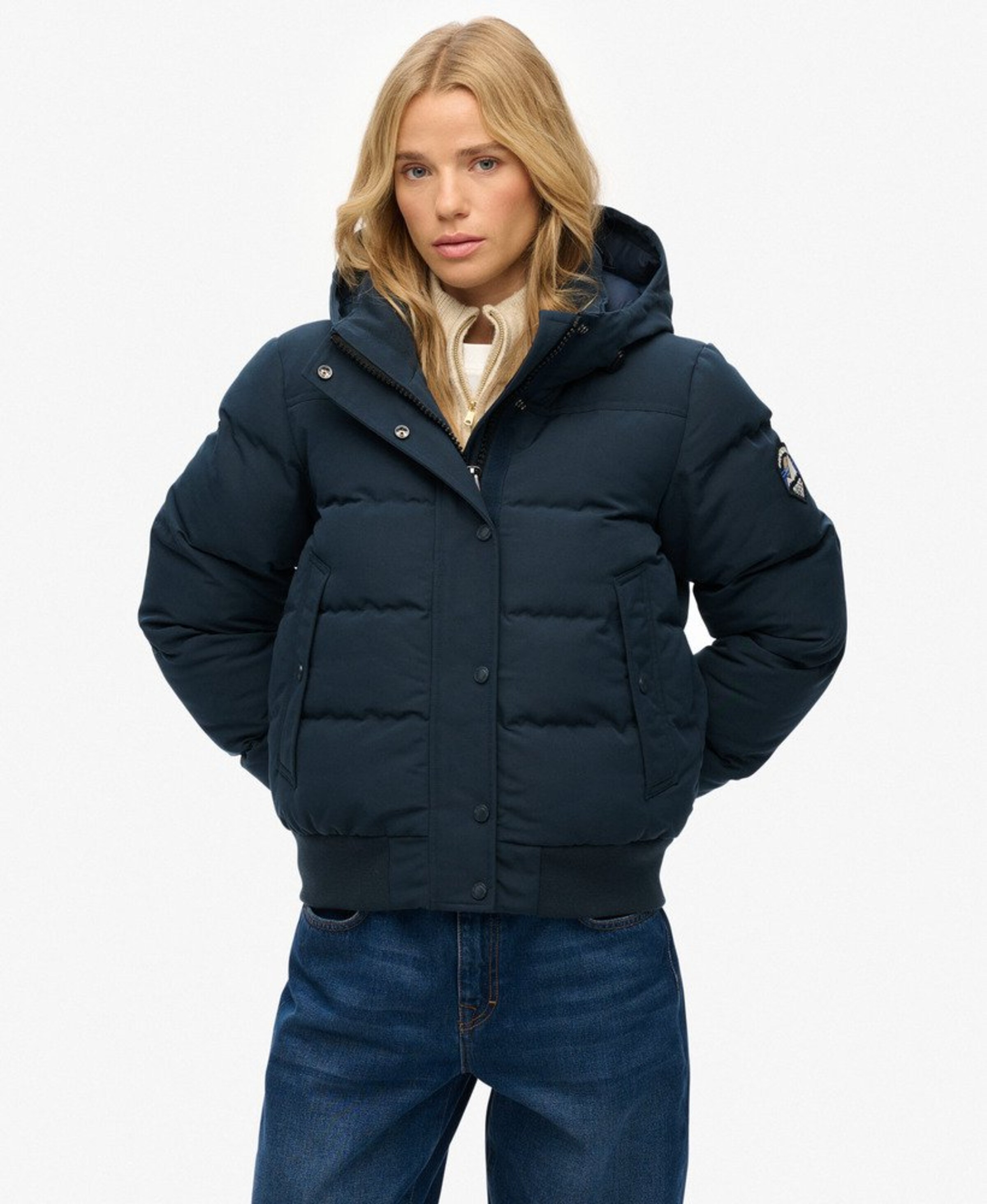 Superdry & Co Jacke 'Everest' in Blau: Vorderseite