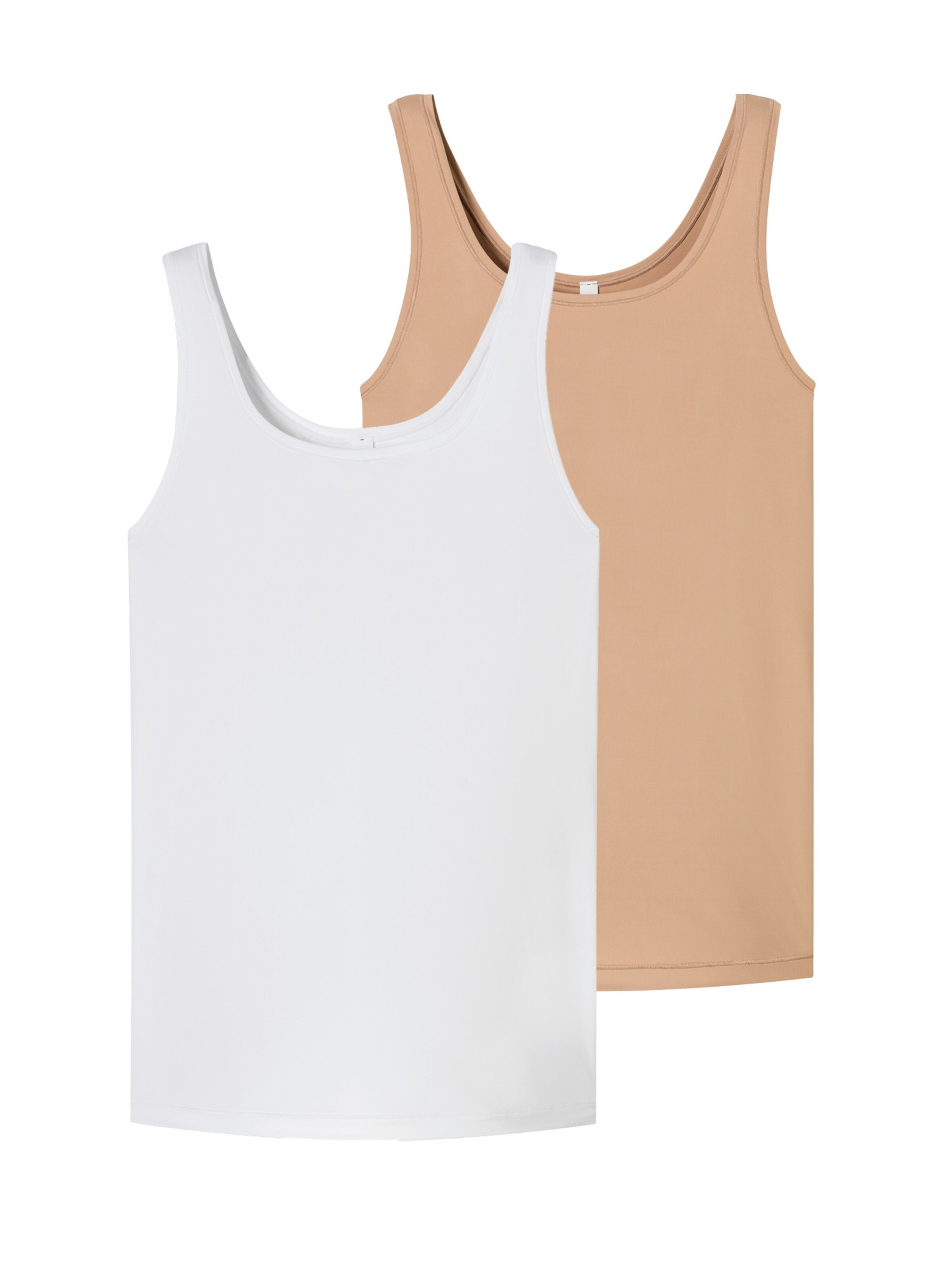 SCHIESSER Onderhemd ' Trägertop - Unique Micro ' in Wit: voorkant