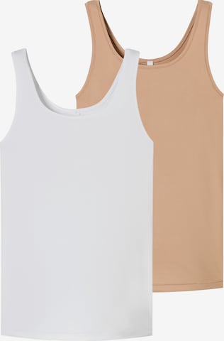 SCHIESSER Undershirt ' Trägertop - Unique Micro ' in White: front