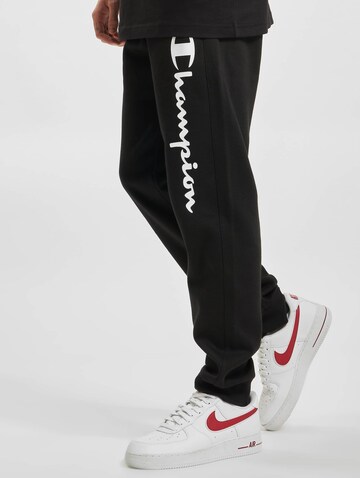 Champion Authentic Athletic Apparel Tapered Hose in Schwarz