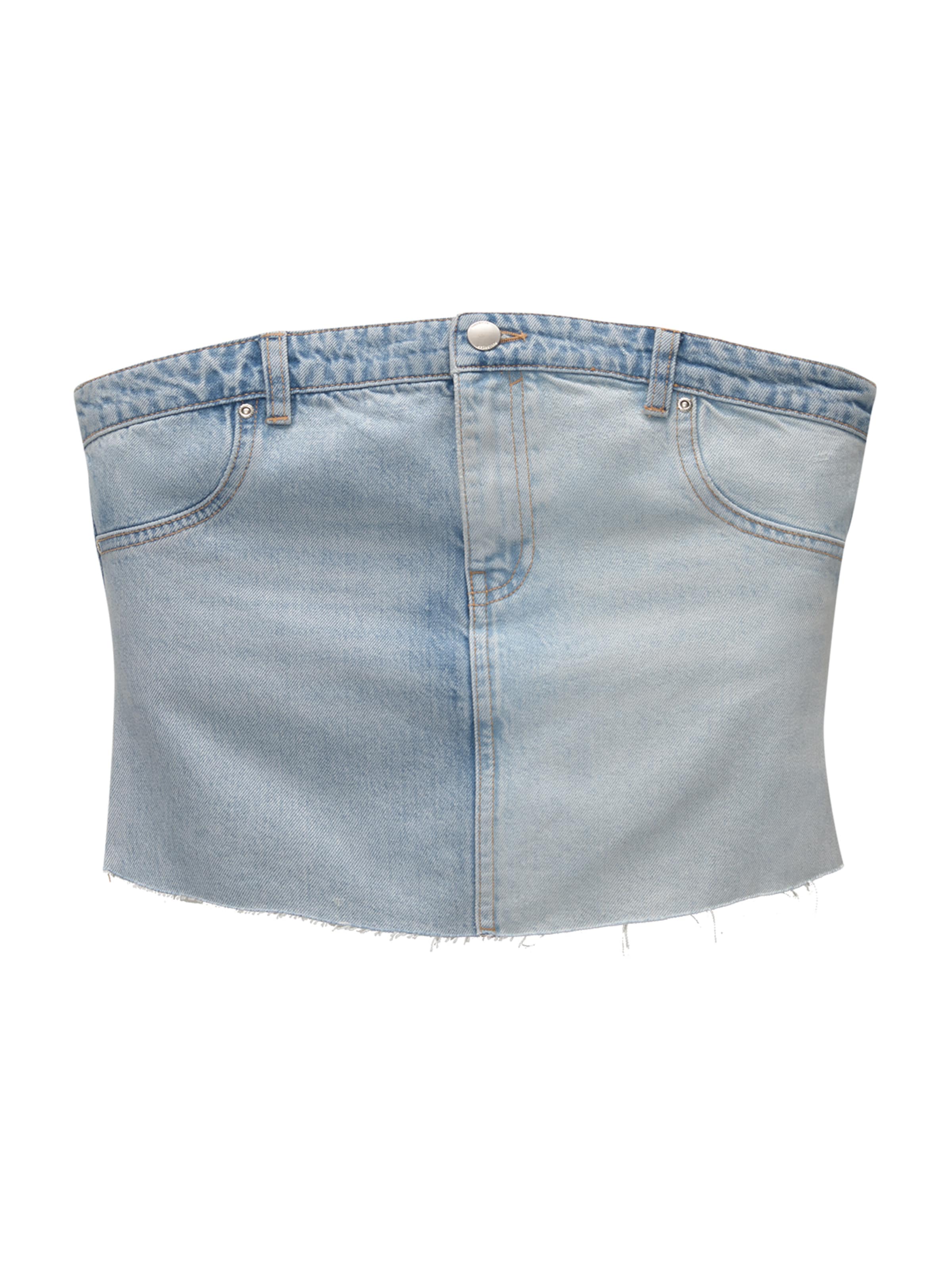 Top di Pull&Bear in blu: frontale
