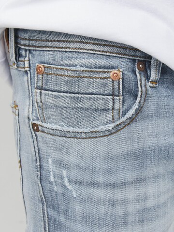 JACK & JONESSlimfit Traperice 'Glenn Cole' - plava boja