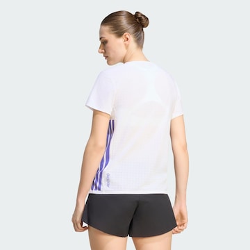 ADIDAS PERFORMANCE Funktionstopp 'Adizero' i vit